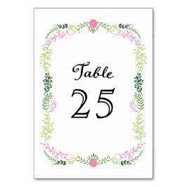 Rustige Bohemen Spring Foliage Wreath Wedding Kaart