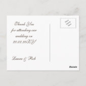 Rustige bolap ivoor rozen mason jars Bedankt Briefkaart (Achterkant)