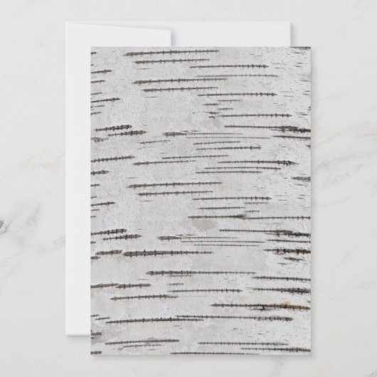 Rustige Boom Heart Initialen Engagement Party Kaart (Achterkant)