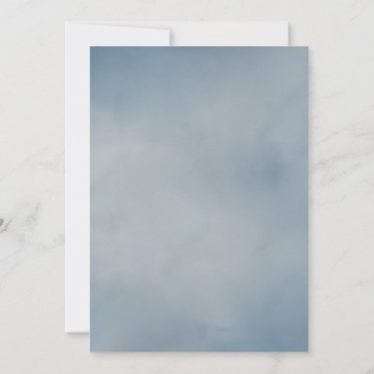 Rustige boom Misty Highlands Life Celebration Kaart (Achterkant)