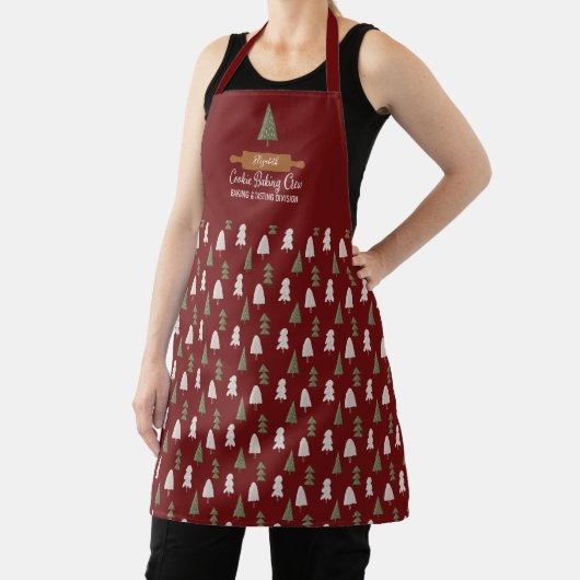 Rustige Boom Red Holiday Baking Apron Schort (Insitu)
