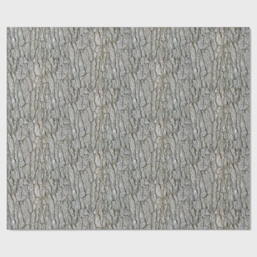 Rustige boomschors cadeaupapier (Vlak)