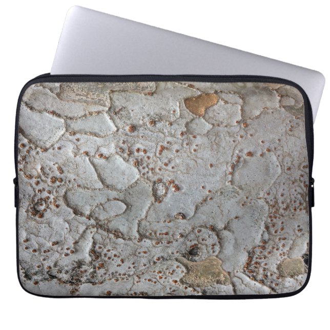 Rustige boomschors Foto Natuur Lover Abstract Laptop Sleeve (Voorkant)