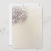 Rustige boomschors Land Barn Minimal Wedding Kaart (Achterkant)