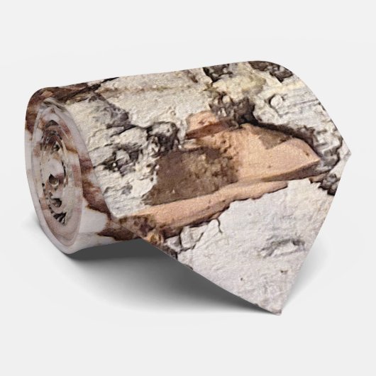 Rustige boomschors stropdas (Opgerold)