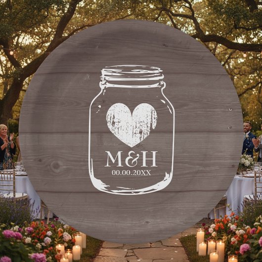 Rustige borden van de kerkmoeraspartij papieren bordje