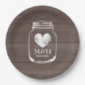 Rustige borden van de kerkmoeraspartij papieren bordje (Voorkant)