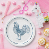 Rustige Borden voor roestbruin papier Papieren Bordje (Feest)