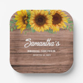 Rustige Borden voor Vrijgezellenfeest van zonneblo Papieren Bordje (Voorkant)