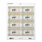 Rustige borduurwerk - Sjabloon zeep - label (Full Sheet)