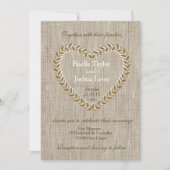 Rustige, borrelhartretatie-uitnodiging kaart (Voorkant)