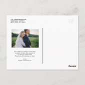 Rustige borstel die enkel gehuwde verticale Foto l Briefkaart (Achterkant)