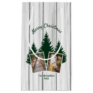 Rustige Bos Kerst Foto Klein Cadeauzakje