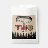 Rustige bosbok Pset Lumberjack Boys 2e verjaardag Bedankzakje (Voorkant)