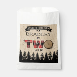 Rustige bosbok Pset Lumberjack Boys 2e verjaardag Bedankzakje