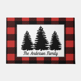 Rustige bosbomen en buffelstaafjes deurmat