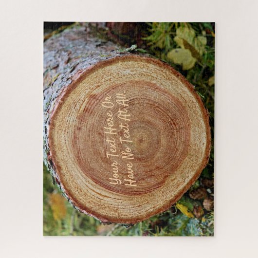 Rustige  bosboombossen legpuzzel (Verticaal)