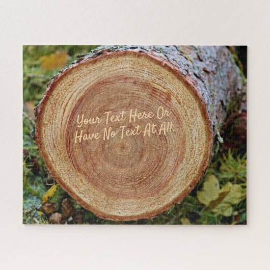 Rustige  bosboombossen legpuzzel (Horizontaal)