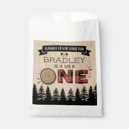 Rustige bosbots met gedepelde hefbokken 1e verjaar bedankzakje