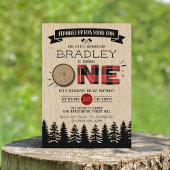 Rustige bosbots met gedepelde hefbokken 1e verjaar kaart