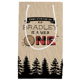 Rustige bosbots met gedepelde hefbokken 1e verjaar klein cadeauzakje