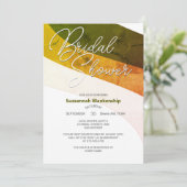 Rustige bosgroene goudbraam horizontale streams kaart (Staand voorkant)