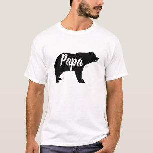 rustige bosgrond papaver beer t-shirt