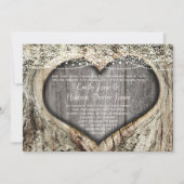 Rustige boshartknoop in het boomhuwelijk kaart (Voorkant)