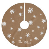 Rustige bosjes kerstboom rok (Voorkant)