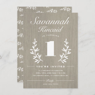 Rustige Bossen 1e verjaardag Kaart