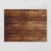 Rustige Bossen en zonnebloemen Bindende RSVP Briefkaart (Achterkant)