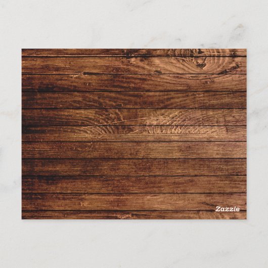 Rustige Bossen en zonnebloemen Bindende RSVP Briefkaart (Achterkant)