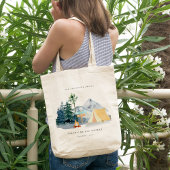 Rustige Bossen Kampeerbergen Vrijgezellenfeest Tote Bag