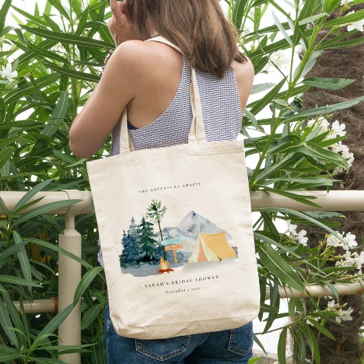 Rustige Bossen Kampeerbergen Vrijgezellenfeest Tote Bag