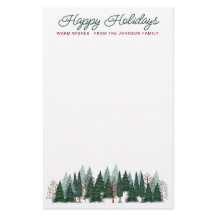 Rustige bossen prettige feestdagen