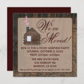 Rustige bossen registreren nieuwe thuisuitnodiging kaart (Voorkant / Achterkant)