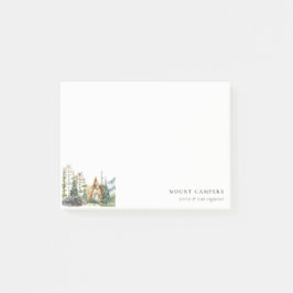 Rustige Bossen Waterverf Camping Mountain Camp Post-it® Notes