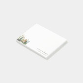 Rustige Bossen Waterverf Camping Mountain Camp Post-it® Notes (Schuin)