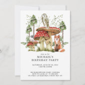 Rustige bosweidedieren op zaterdag kaart (Voorkant)