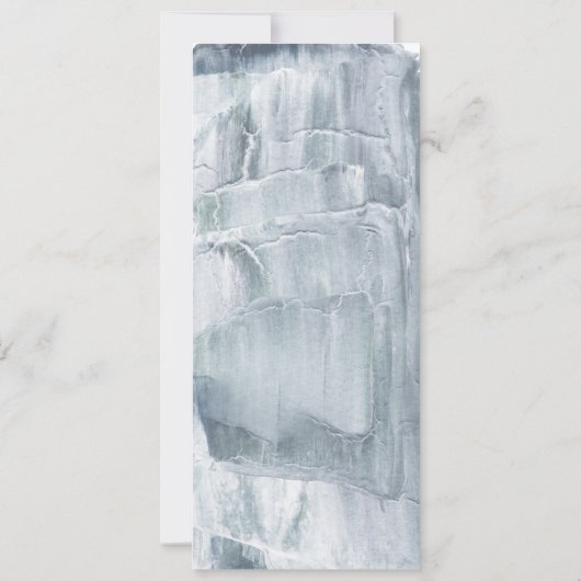 Rustige botanica Wedding Dinner Menu Uitnodiging (Achterkant)