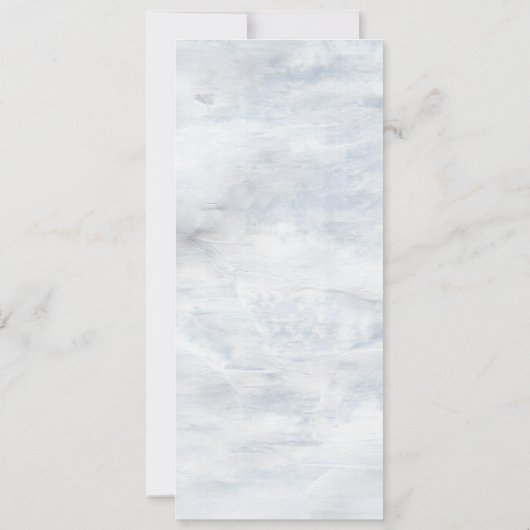 Rustige botanica Wedding Dinner Menu Uitnodiging (Achterkant)