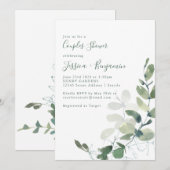 Rustige botanische Eucalyptuscouponschotel Kaart (Voorkant / Achterkant)