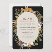 Rustige botanische vriendschappelijke feestdag kaart (Voorkant)