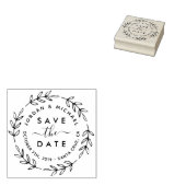 Rustige botanische wiskunde en script sparen de da rubberstempel (Gestempeld)