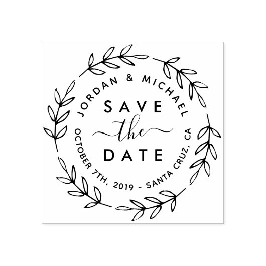 Rustige botanische wiskunde en script sparen de da rubberstempel (Afrduk)