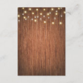 Rustige Bourgogne Floral Mason Jar Wedding Recepti Informatiekaartje (Achterkant)