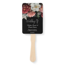 Rustige Bourgogne Florale snaarlampen Berichten