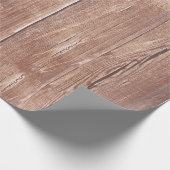 Rustige Bramble Wood Planks ontkoppelen Cadeaupapier (Hoek)