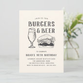 Rustige branders en bier elke keer dat u een brand kaart (Staand voorkant)