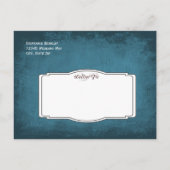 Rustige Briefkaarten Vrijgezellenfeest Blauwe Zwem (Achterkant)